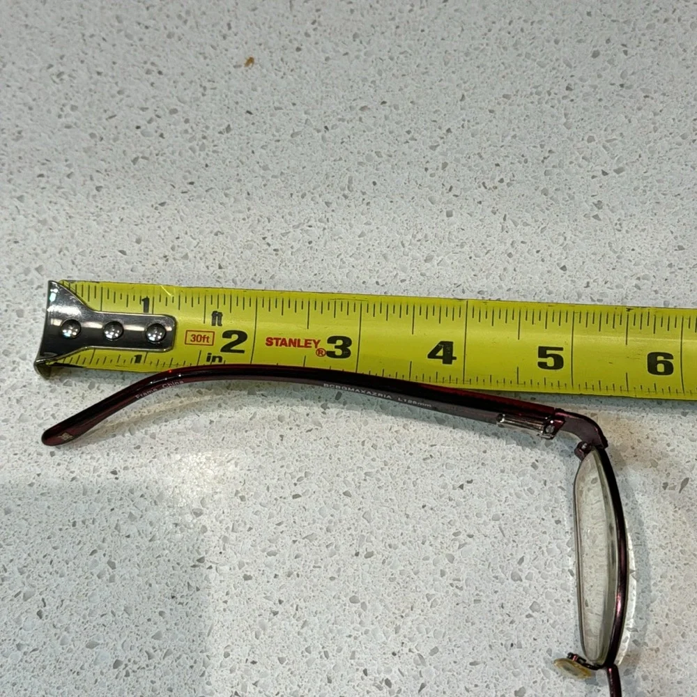 BCBGMAXAZRIA pennina wine maroon red L125mm glasses frames
